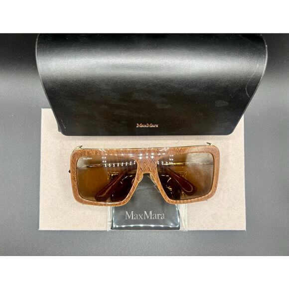 Max Mara Accessories - New Max Mara Unisex MM0119 JEAN Sunglasses Brown 57mm
